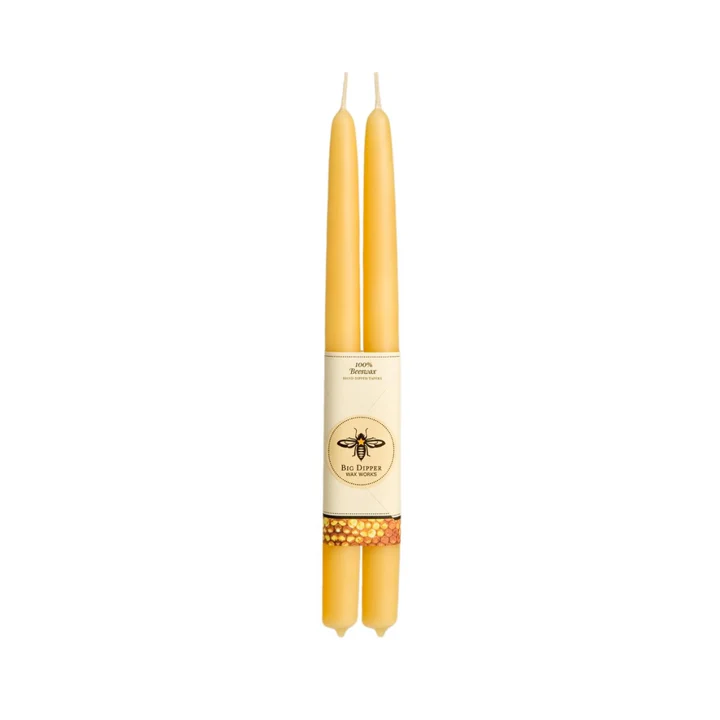 Beeswax Taper Candles - Standard Size - Image 7