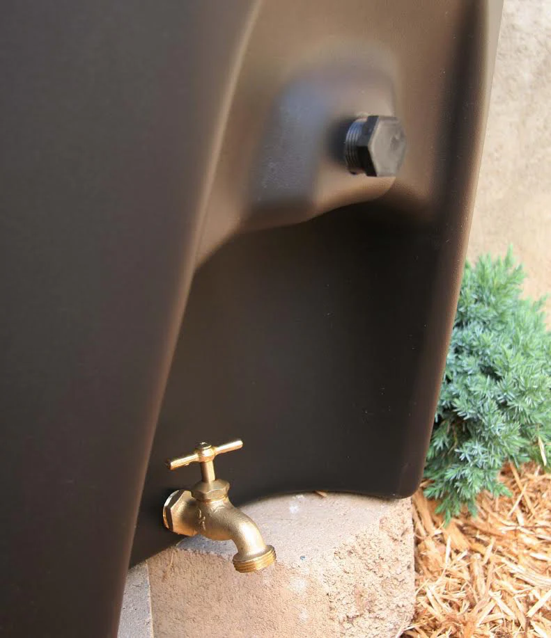 Black Moby Rain Barrel - 65 gal - Image 4